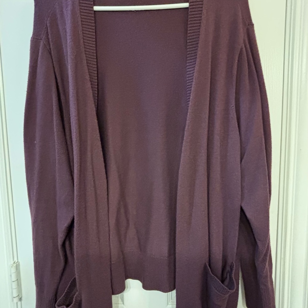 Women's Purple cardigan